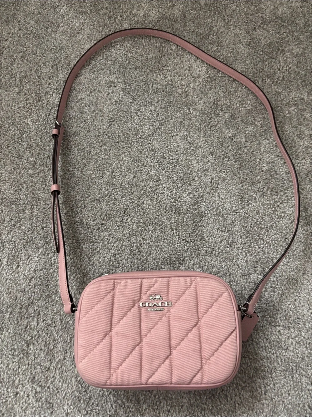 Coach Quilted Crossbody Bag in Pink